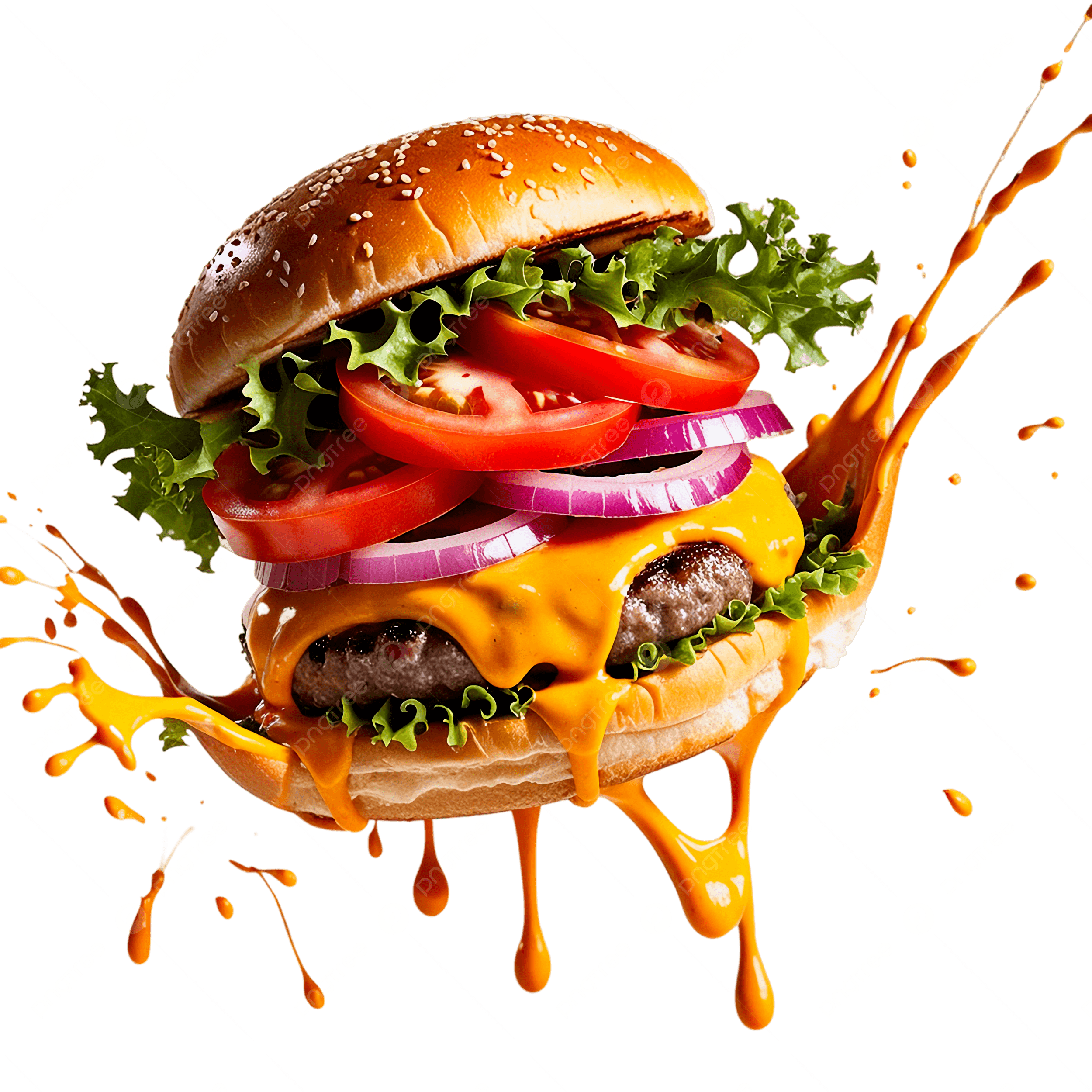 Crispy Burger with extra cheese